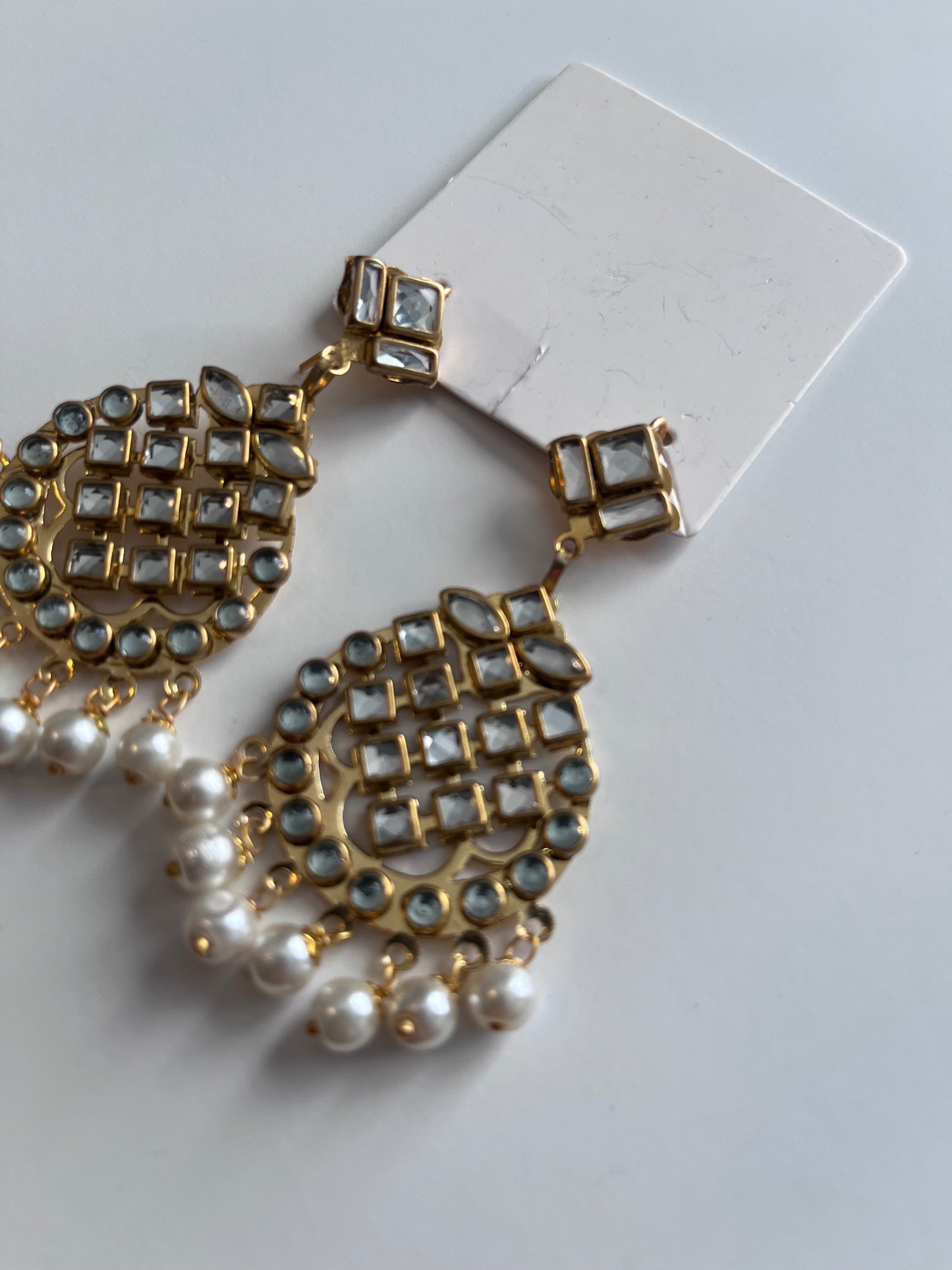 Faux Kundan Earrings