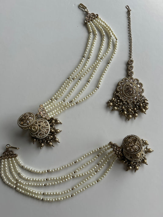 Royalty Jumke with Saharas Earrings Tikka Set