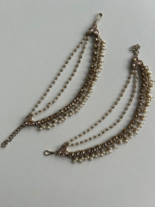 Gold Crystal Pearl Saharas