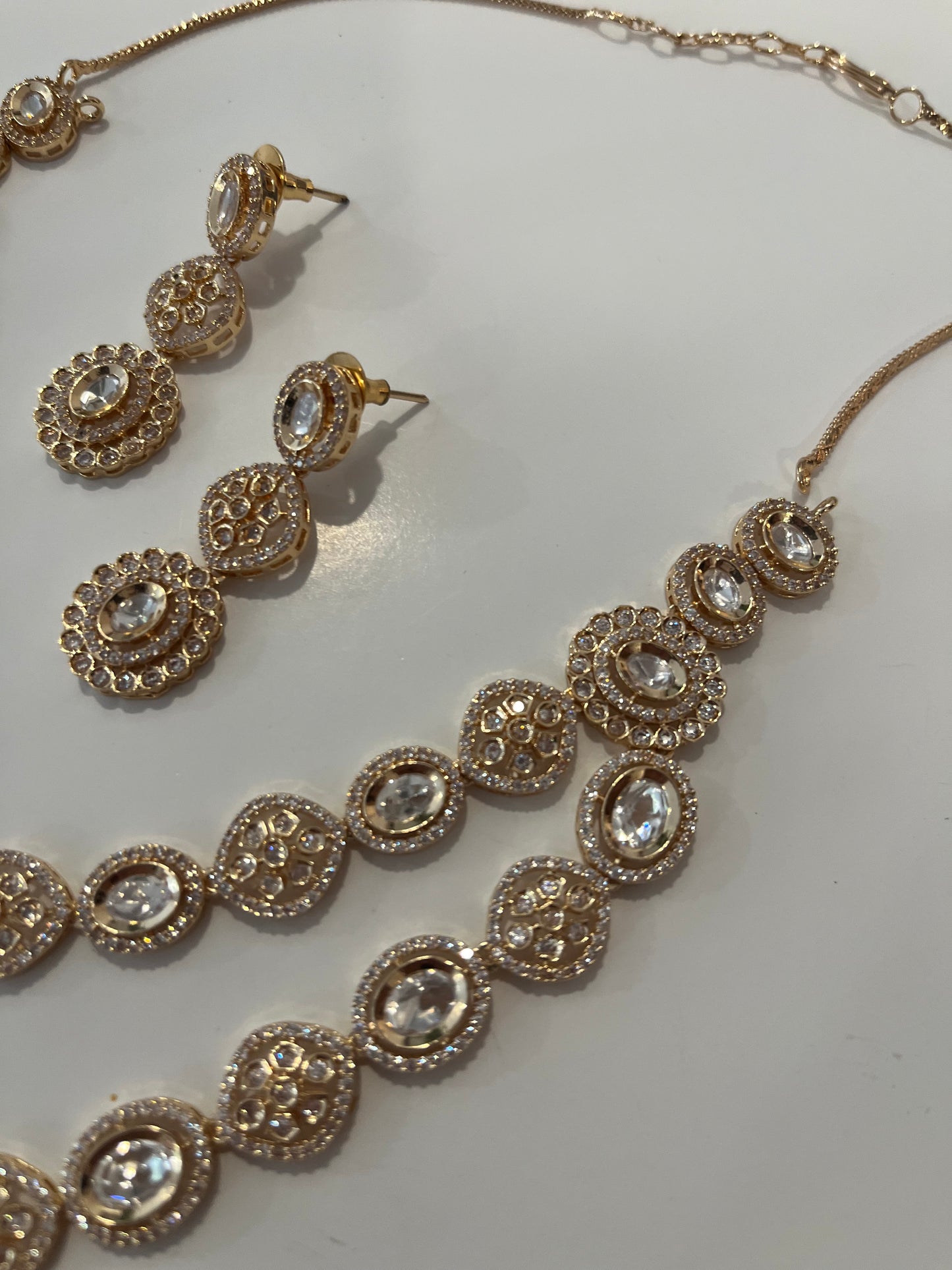 Double Layered Kundan Set