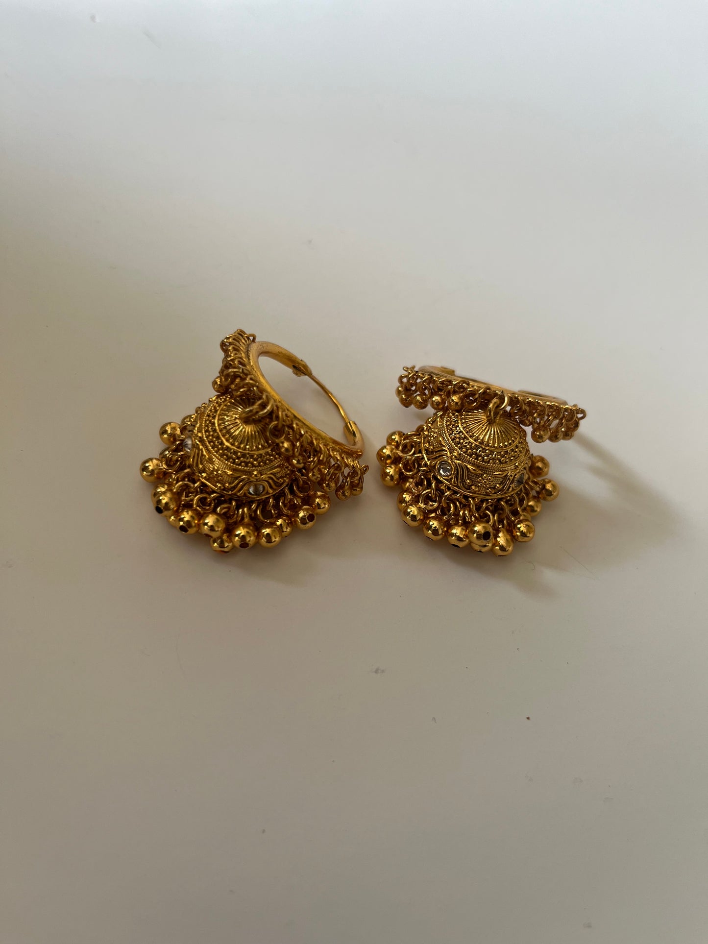 Faux Gold Jumke Earrings