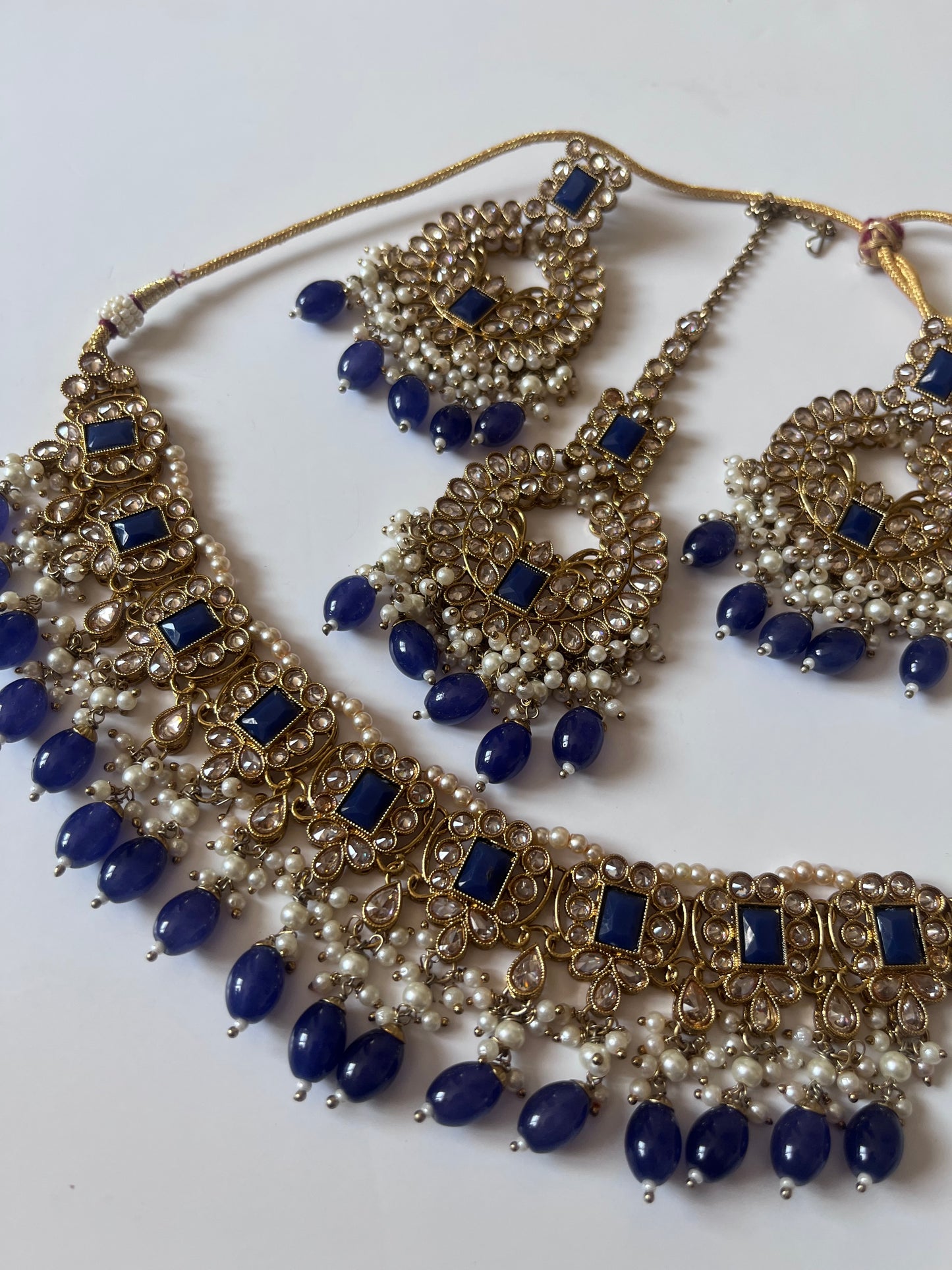 Navy Blue Rectangular Set