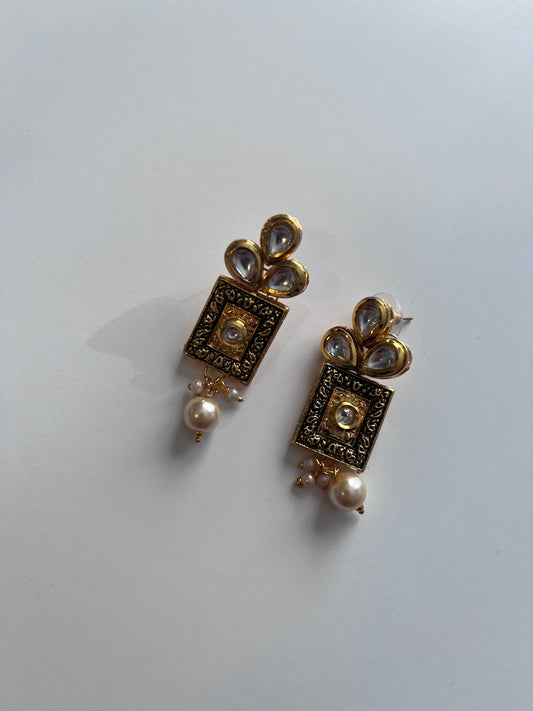 Antique Gold Earrings