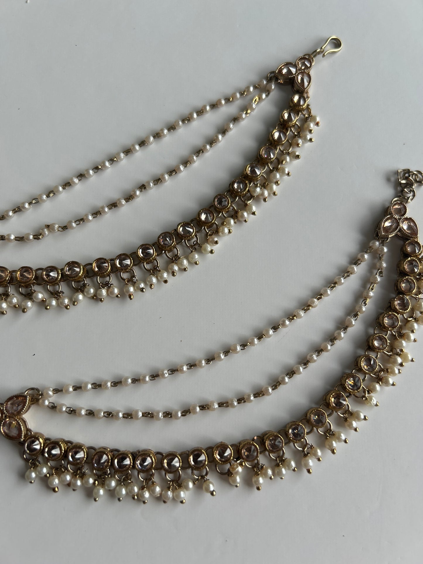 Gold Crystal Pearl Saharas
