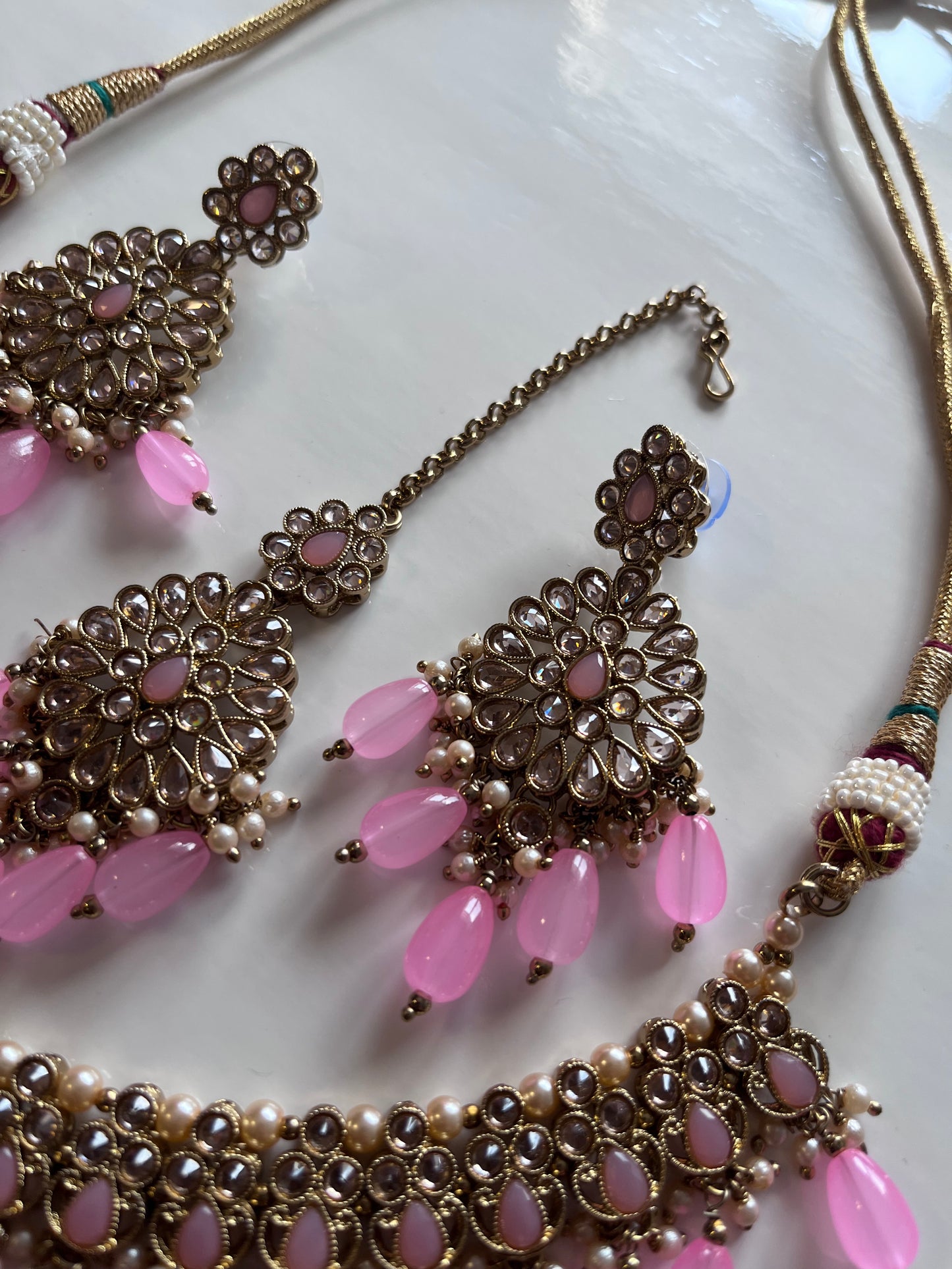 Baby Pink Necklace Set