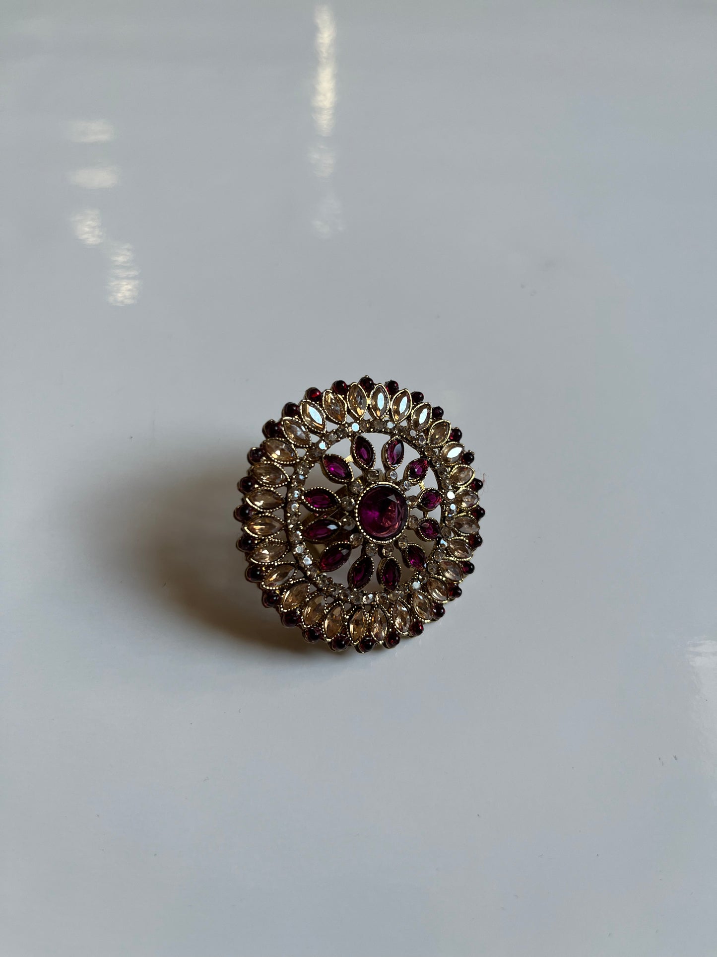 Maroon Purple Ring