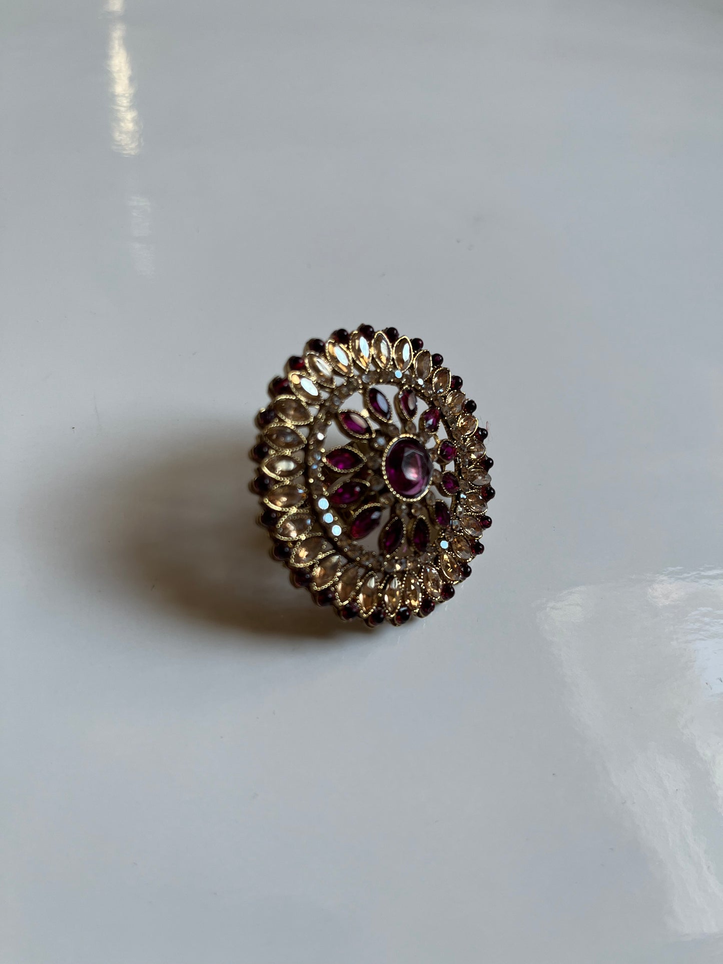 Maroon Purple Ring