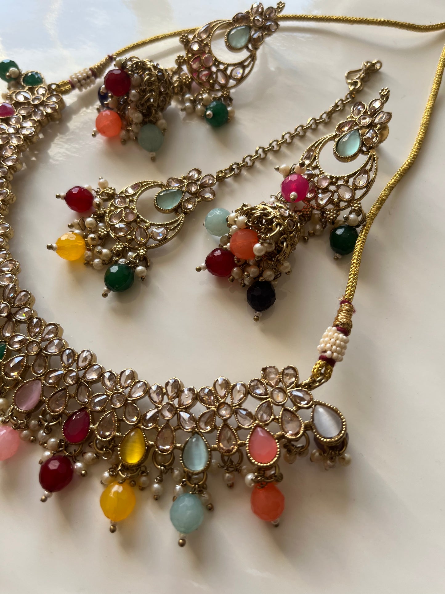 Multicolour Jumke Necklace Set