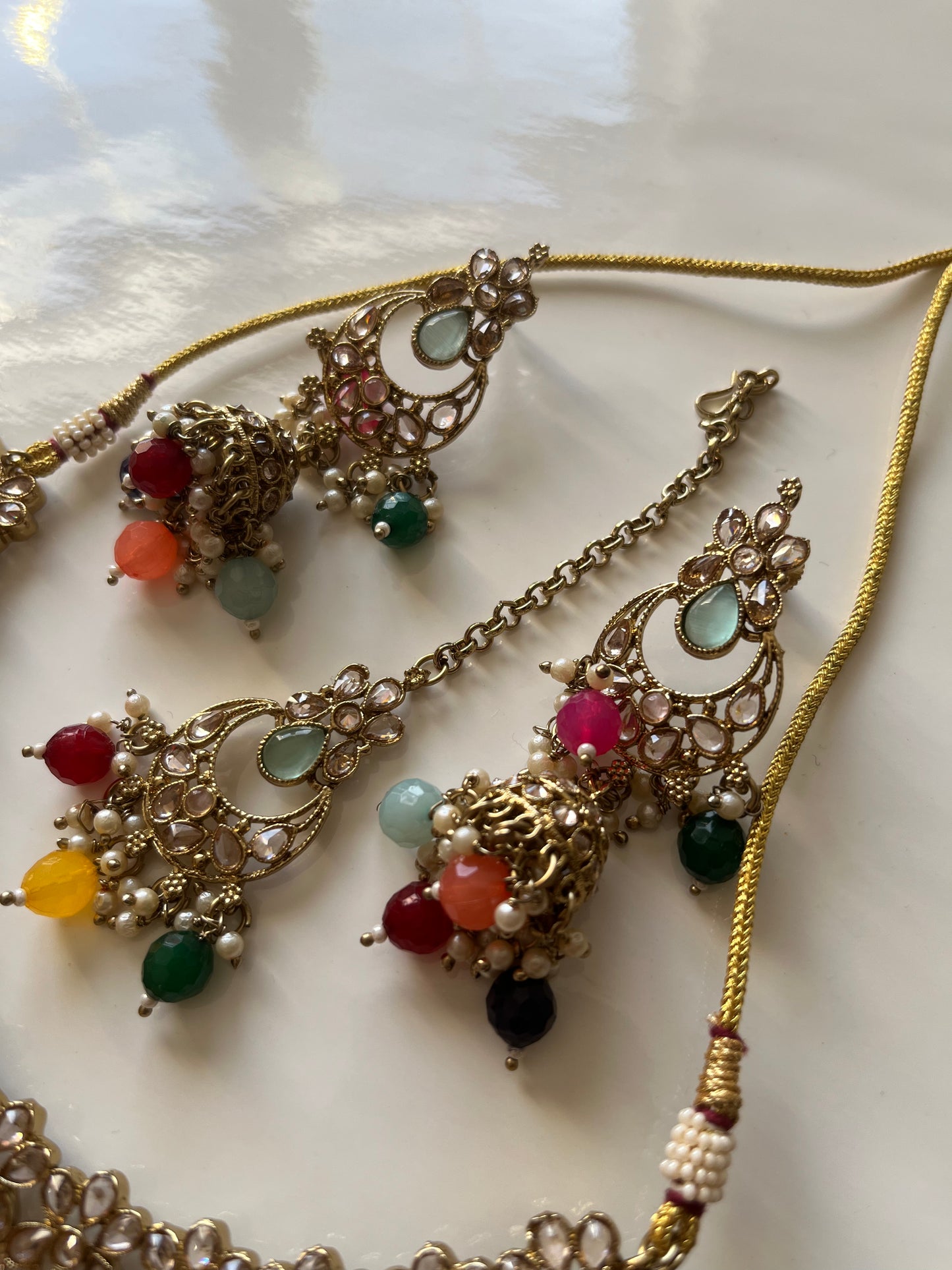 Multicolour Jumke Necklace Set