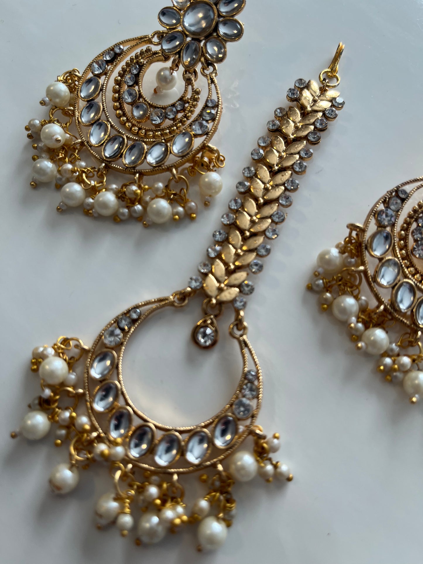 Faux Kundan Spinal Tikka Set