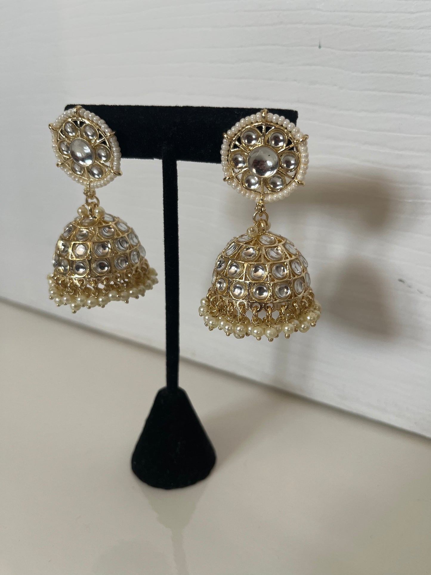 Circle Faux Kundan Jumke