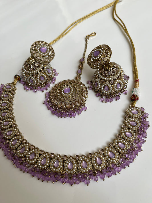 Lavender Jumke Pearl Set