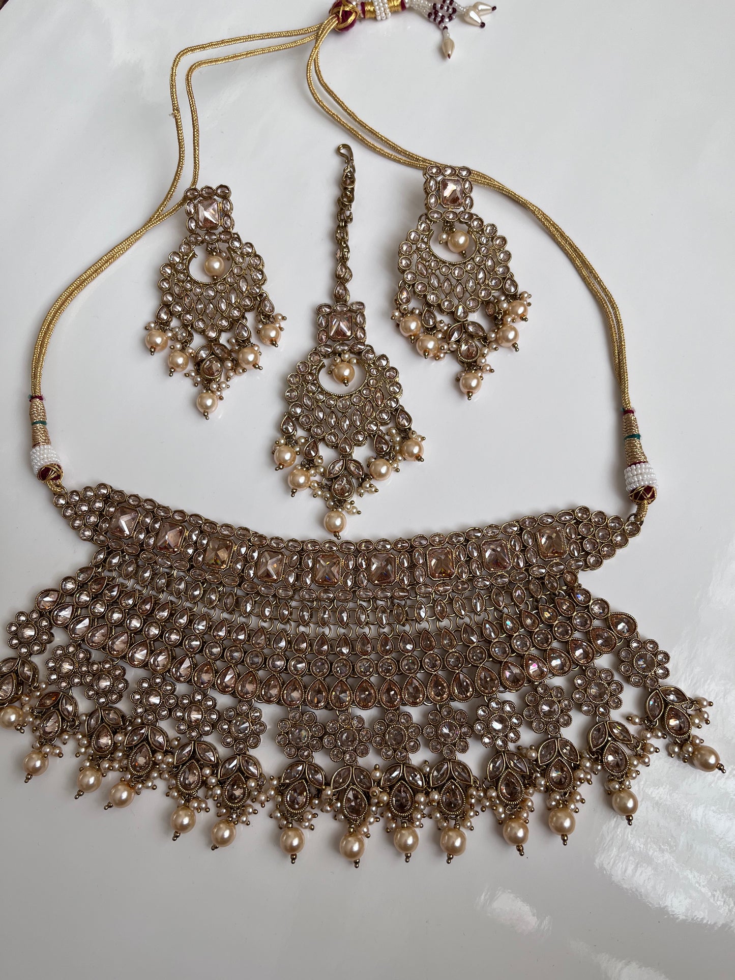 Bridal Drop Necklace Set