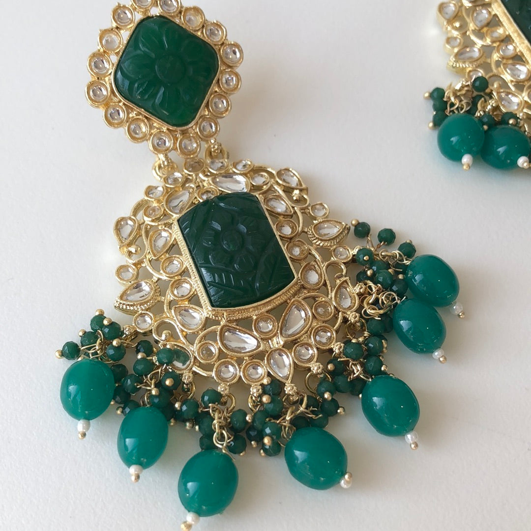 Ballroom Forest Green Earrings