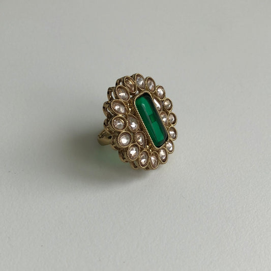 Green Statement Ring