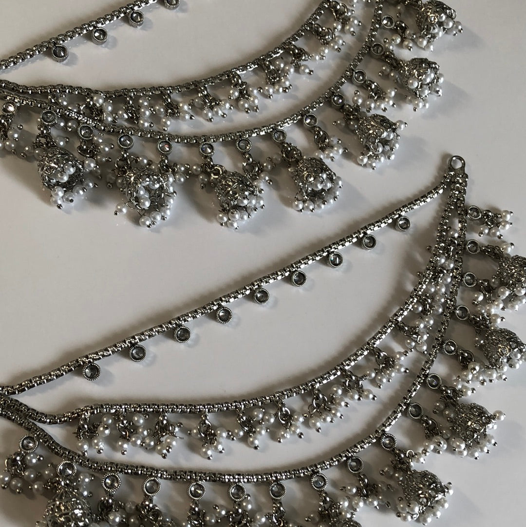 Silver Mini Jumke Sahara Earring Extensions