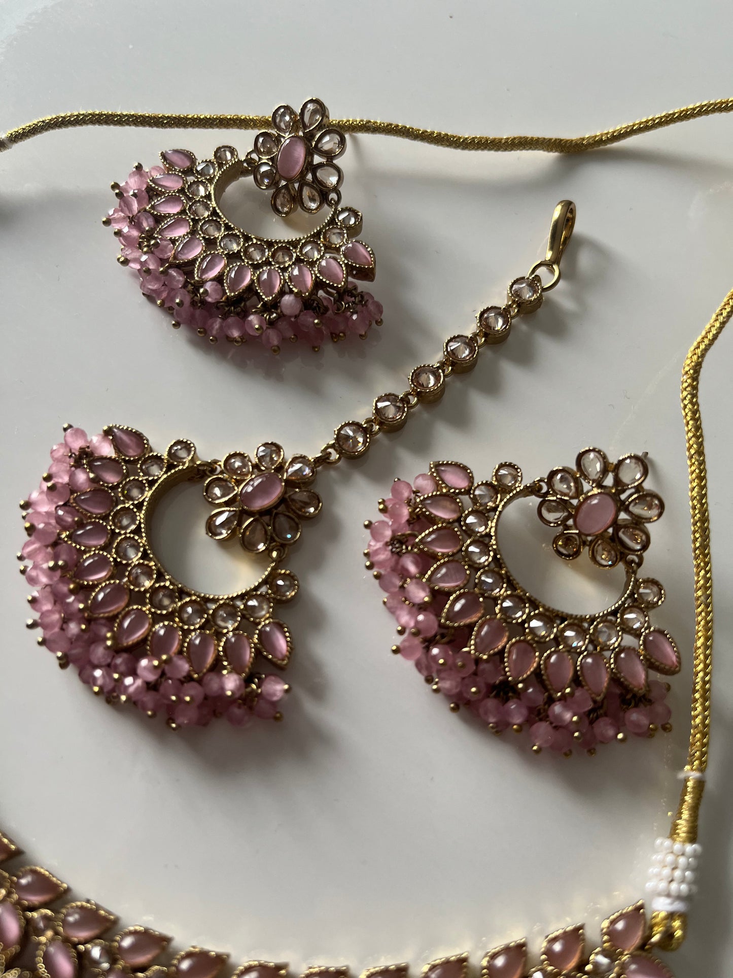 Pink Necklace Set