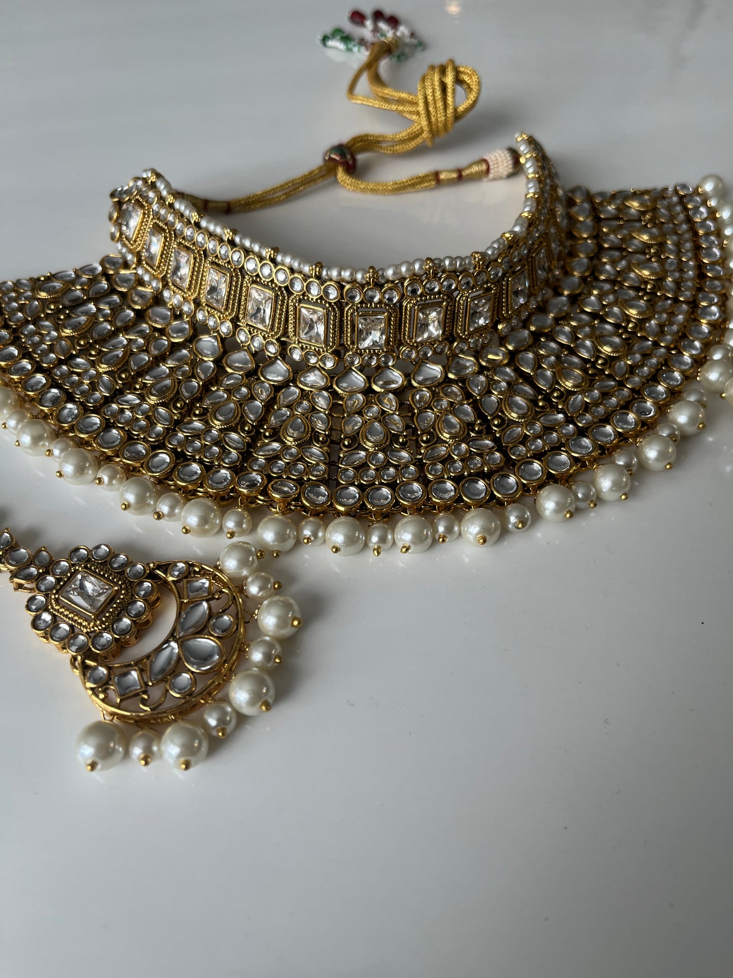 Pearl Bridal Necklace Set