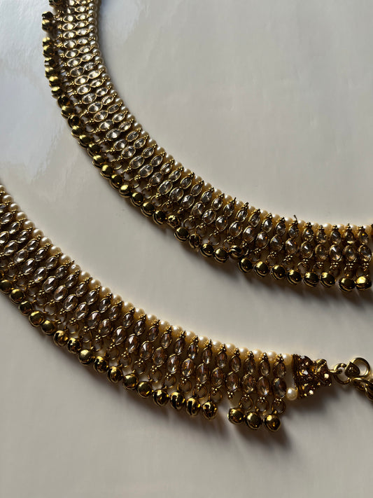 Gold Chan Chan Janjaran Anklets