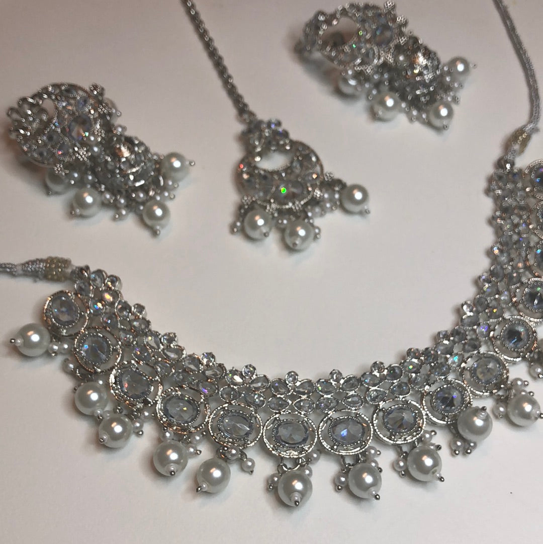 Silver Crystal Set