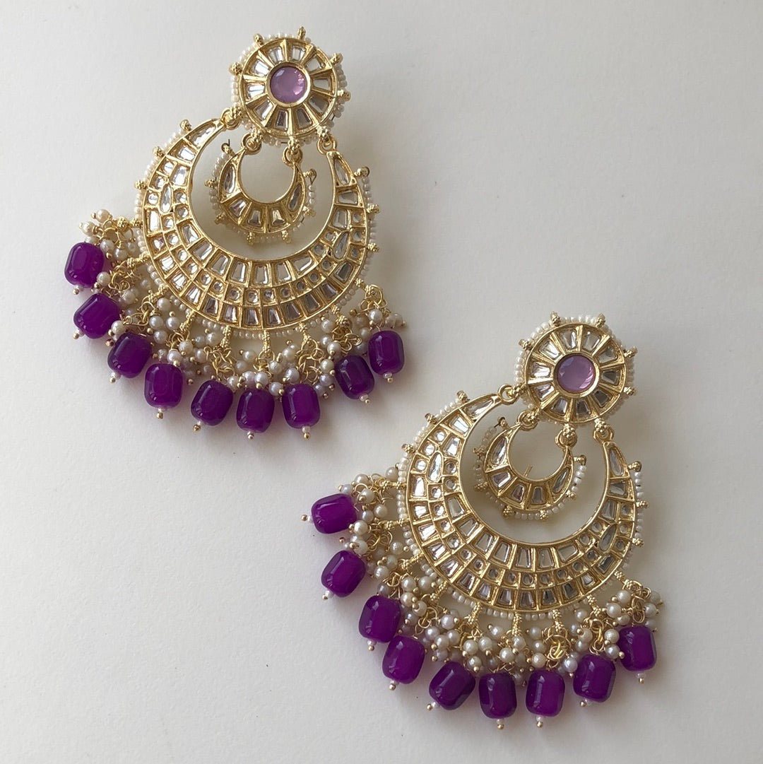 Deep Purple Earrings