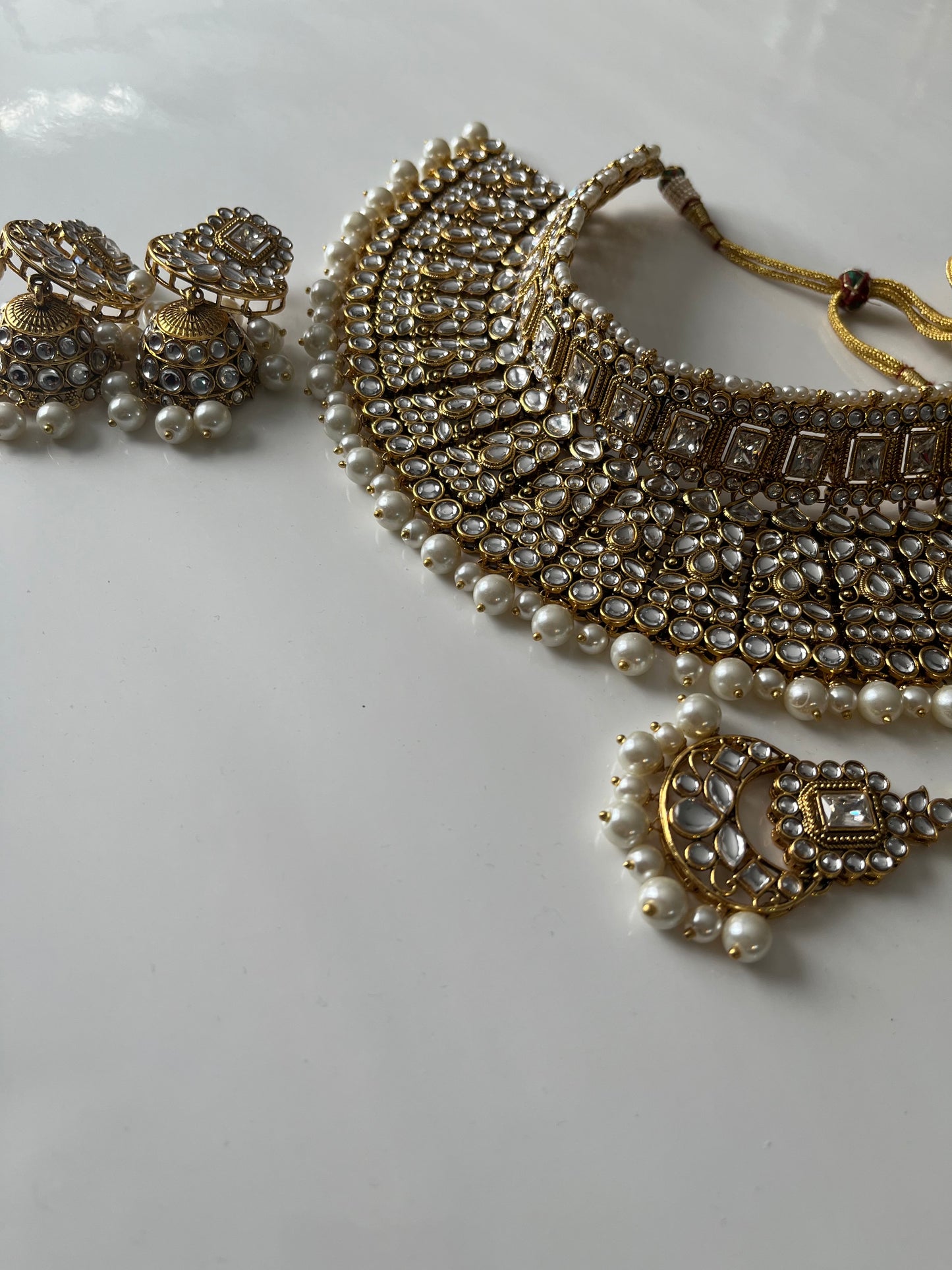 Pearl Bridal Necklace Set