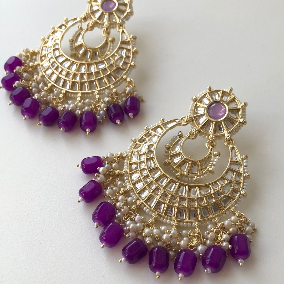 Deep Purple Earrings