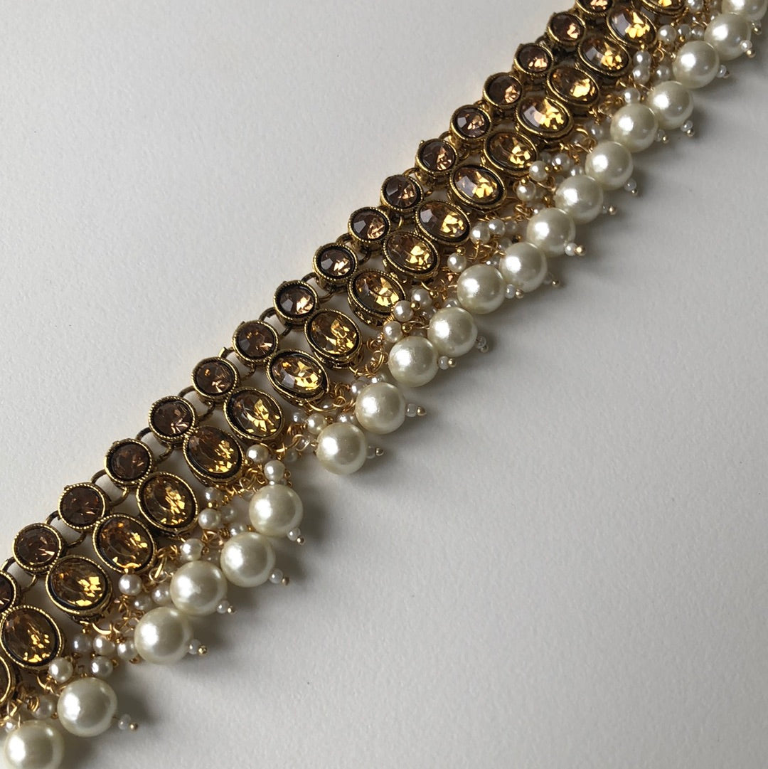 Gold Pearl Waistchain