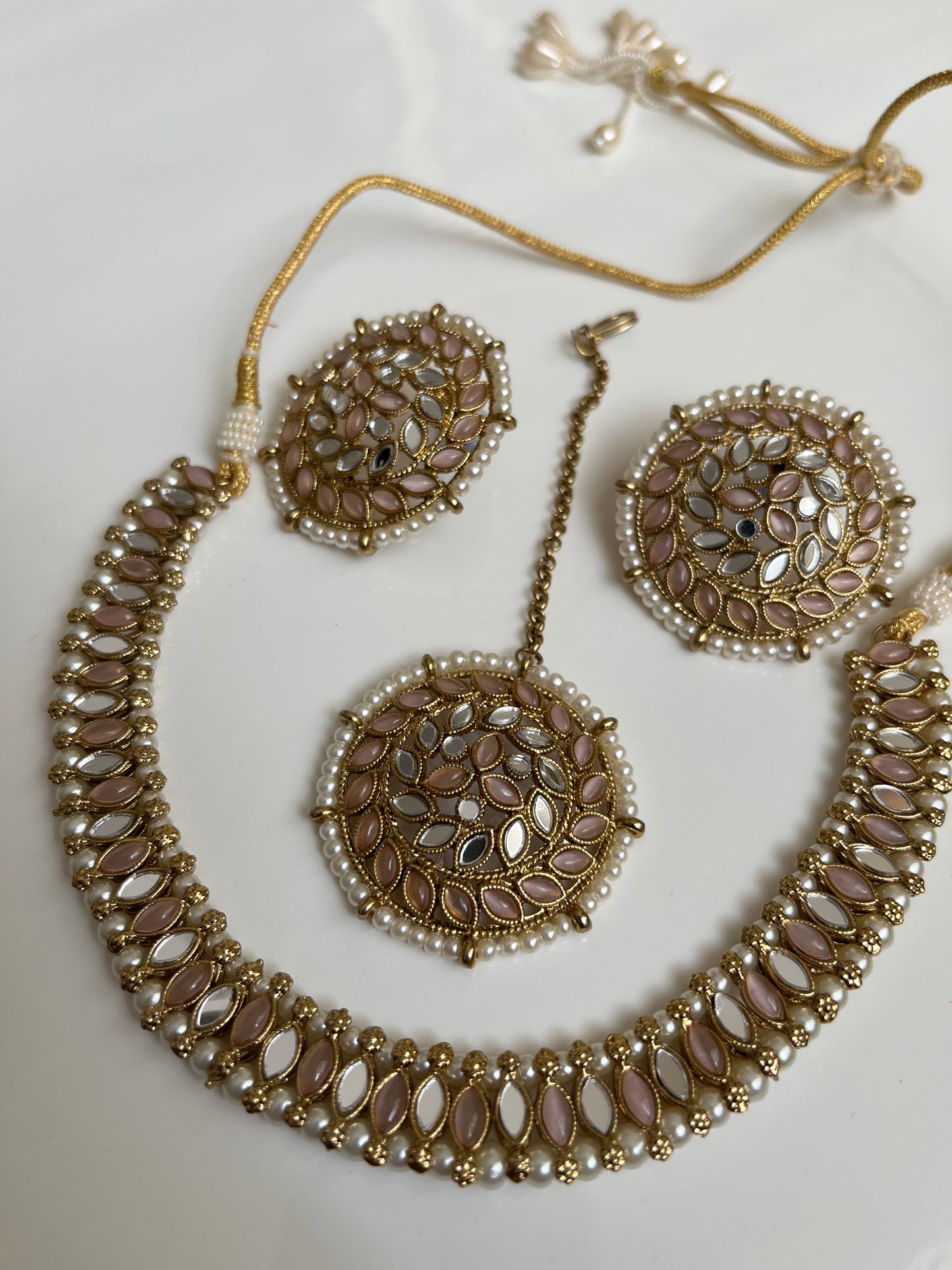 Peach Mini Mirror Set