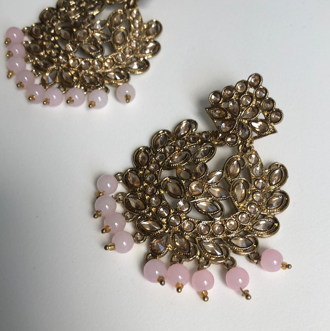 Soft Pink Earring Set