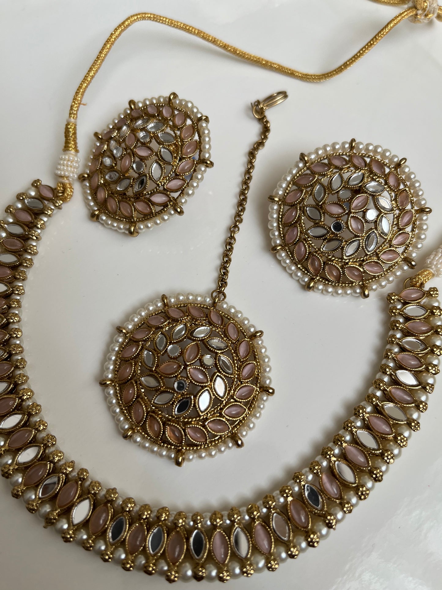 Peach Mini Mirror Set