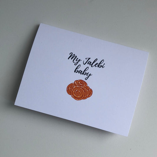 My Jalebi Baby Card