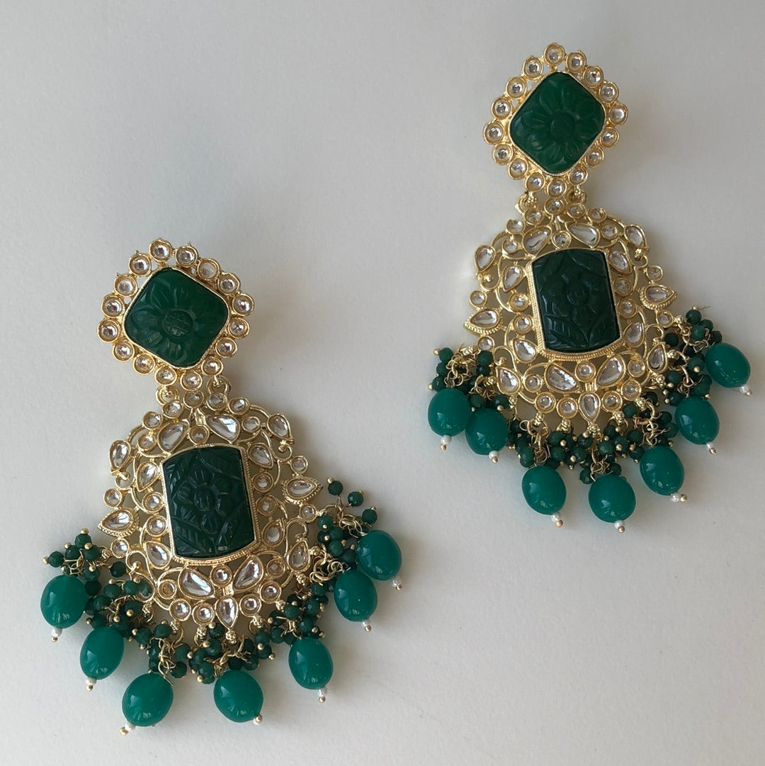 Ballroom Forest Green Earrings