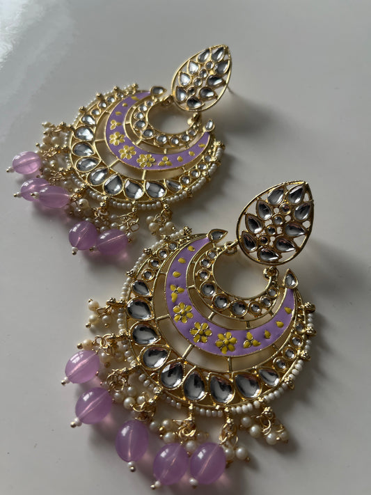 Lavender Pastel Earrings