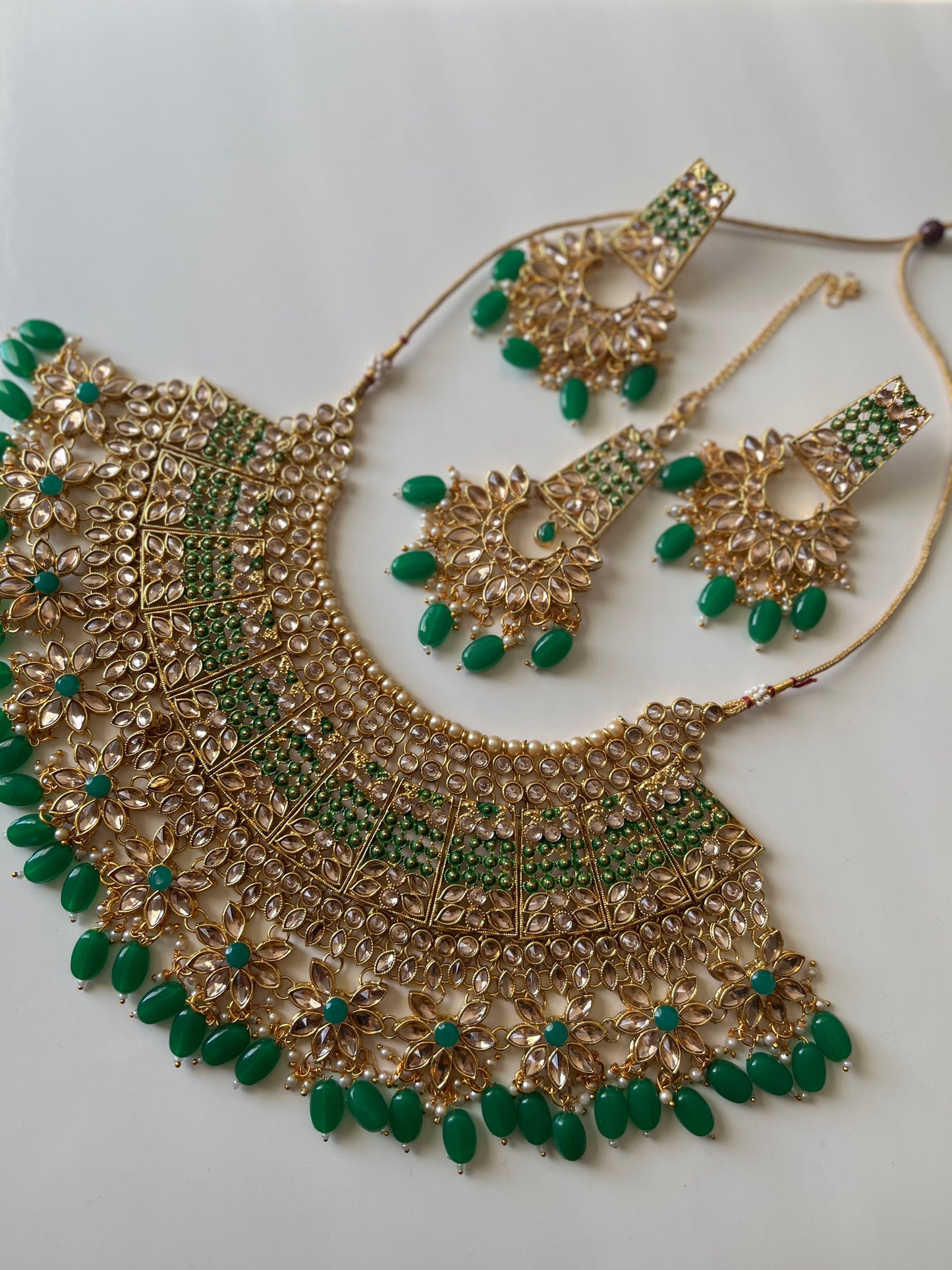 Green Bridal Set