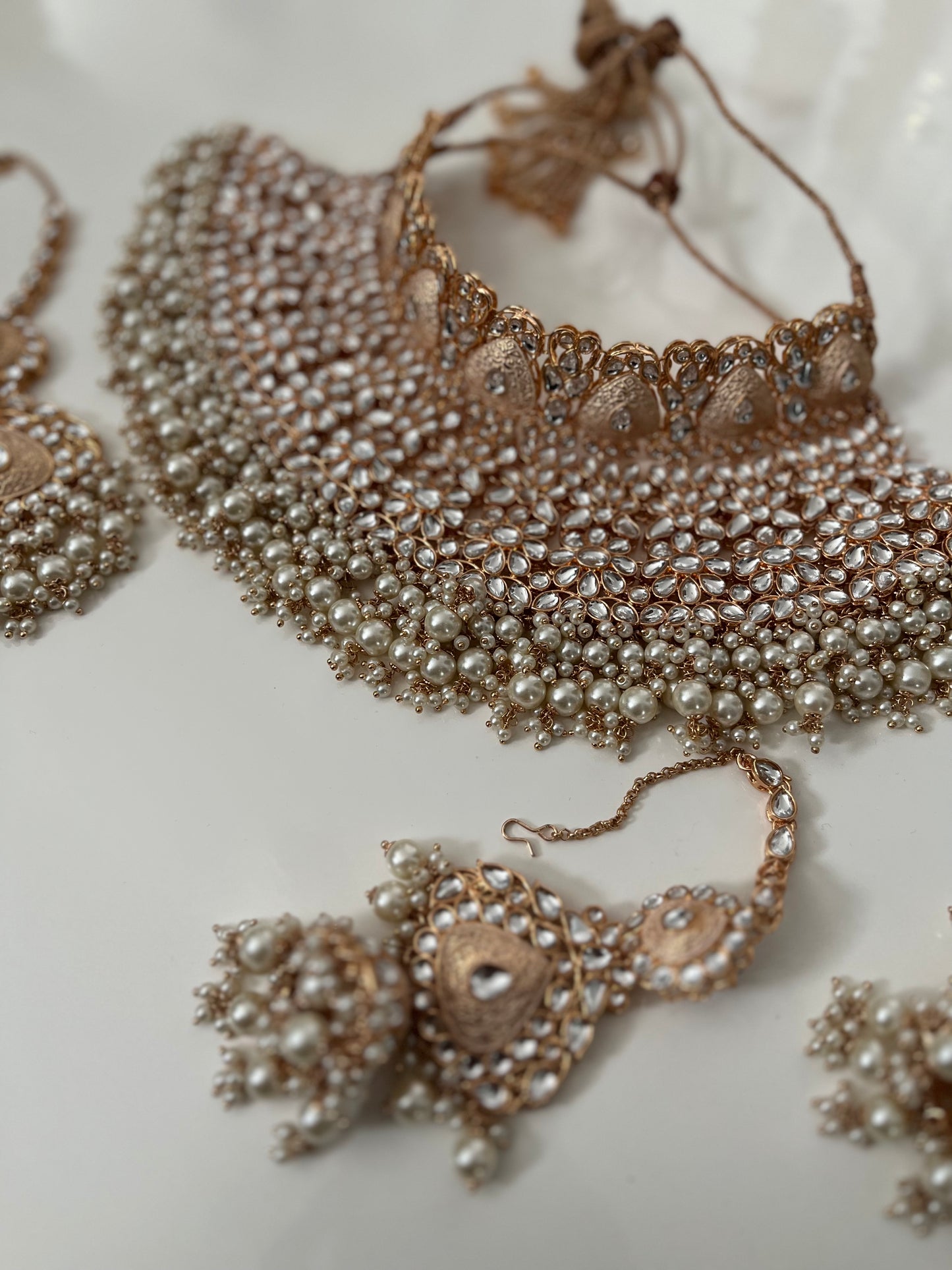 Rose Gold Bridal Set