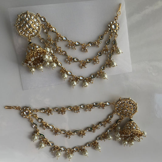 Kundan inspired Sahara Jumke