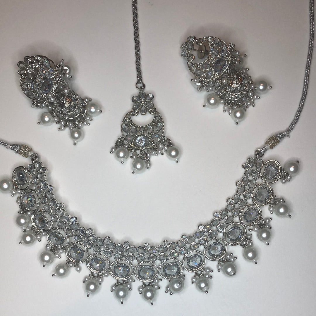 Silver Crystal Set