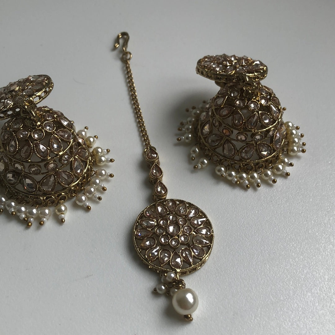Medium Jumke Earring Tikka Set