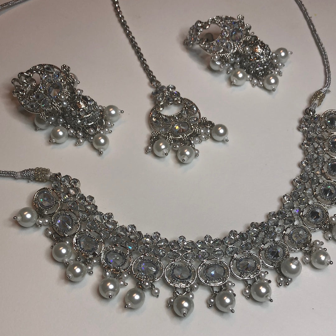 Silver Crystal Set