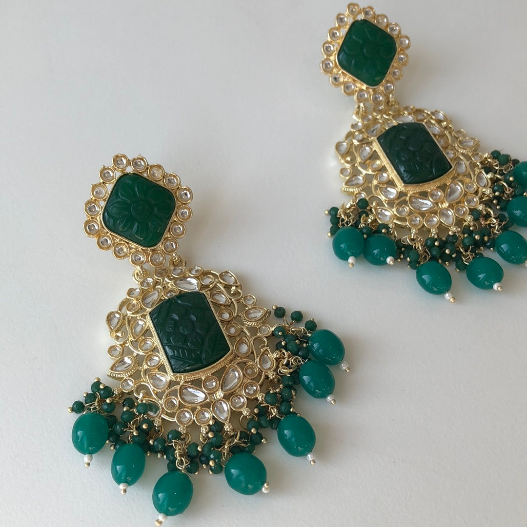 Ballroom Forest Green Earrings