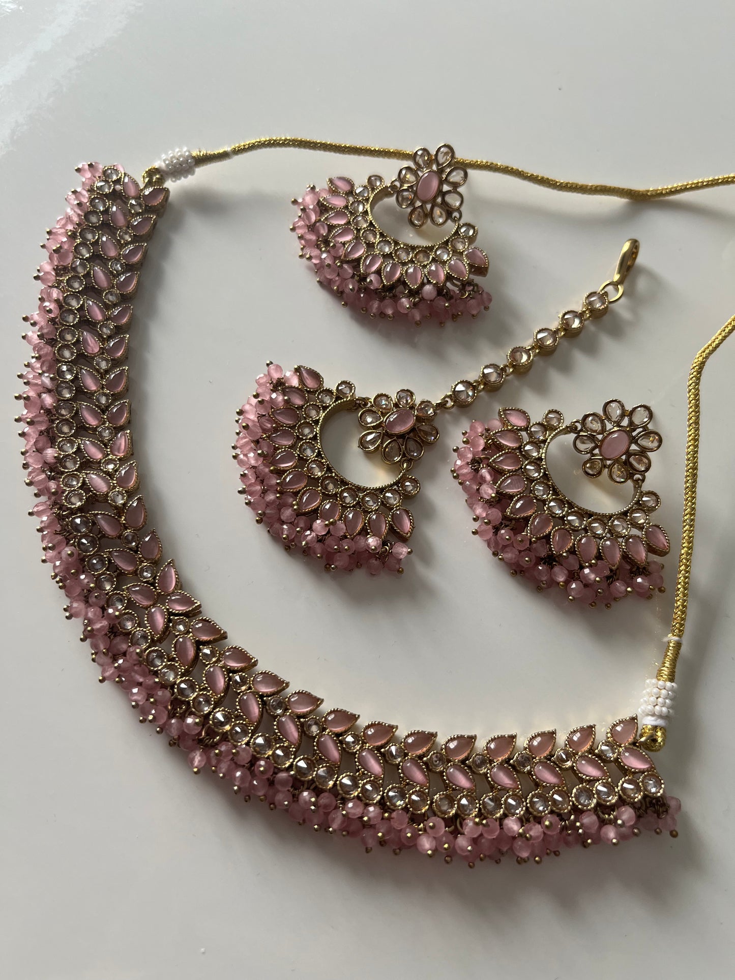 Pink Necklace Set