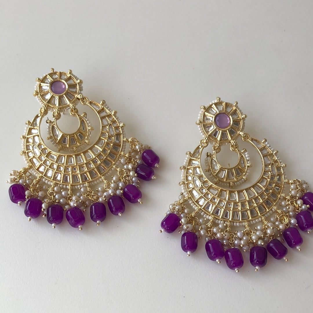 Deep Purple Earrings